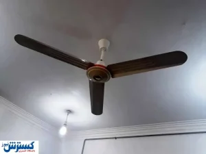 لحظه هولناک کنده شدن پنکه سقفی!/فیلم