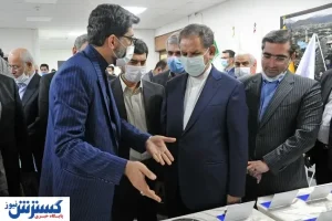 بازدید جهانگیری از دستاوردهای ایران خودرو در نهضت ساخت داخل