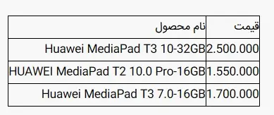 تبلت-هوآوی