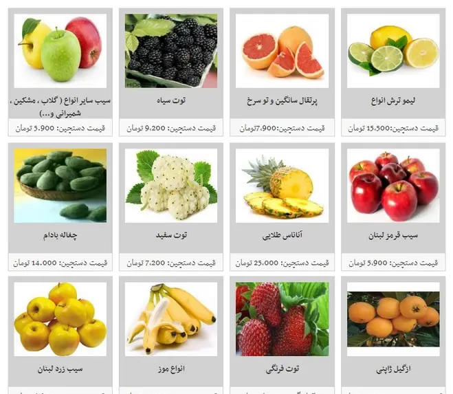 قیمت-میوه