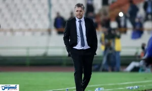 اسکوچیچ تماشاگر ویژه بازی استقلال - تراکتور