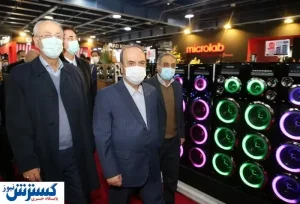 بازدید رئیس کمیسیون صنایع و معادن از نمایشگاه لوازم خانگی + تصاویر