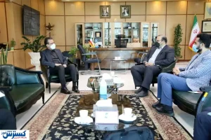 مدیرعامل شرکت فولاد خوزستان با معاون وزیر راه و شهرسازی ملاقات کرد