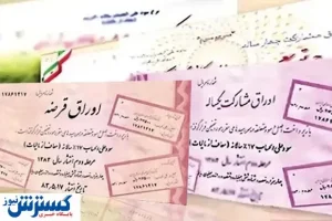 مشخصات اوراق مالی قابل عرضه در (یک تیرماه) + جدول