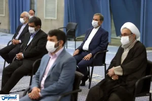 جهانگیری در کنار وزیر دولت رئیسی + عکس