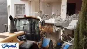 تخریب ویلای لاکچری ۵ هزارمتری در تهران +  عکس
