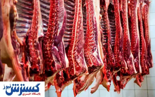عرضه عظیم گوشت قرمز در بازار