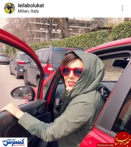عکس منتشرشده لیلا بلوکات و خواهرانش
