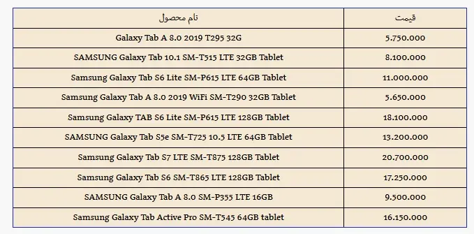 تبلت+سامسونگ