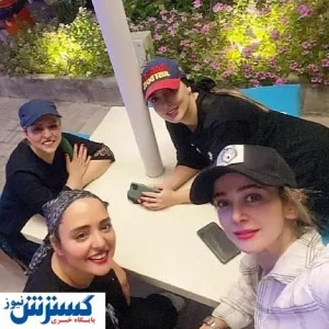 سلفی دو نفره نرگس محمدی و همسرش