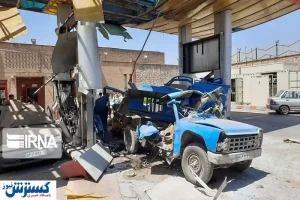 انفجار جایگاه سوخت در مهاباد/ یک کارگر جان باخت