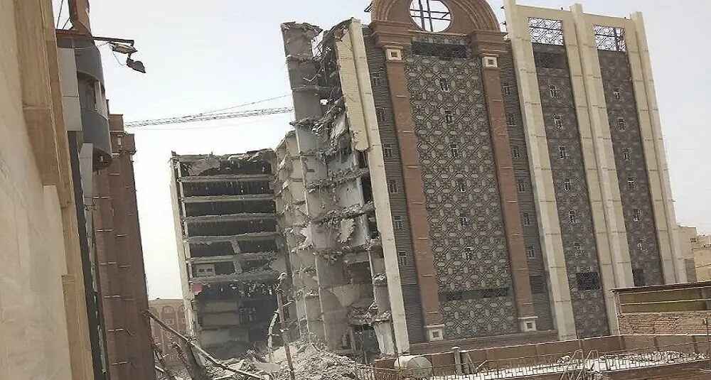 ریزش-ساختمان-در-آبادان