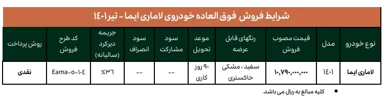 جدول-لاماری