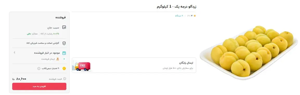 قیمت-زردآلو