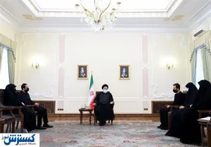 دیدار خانواده شهید قاسم سلیمانی با آیت‌الله رئیسی