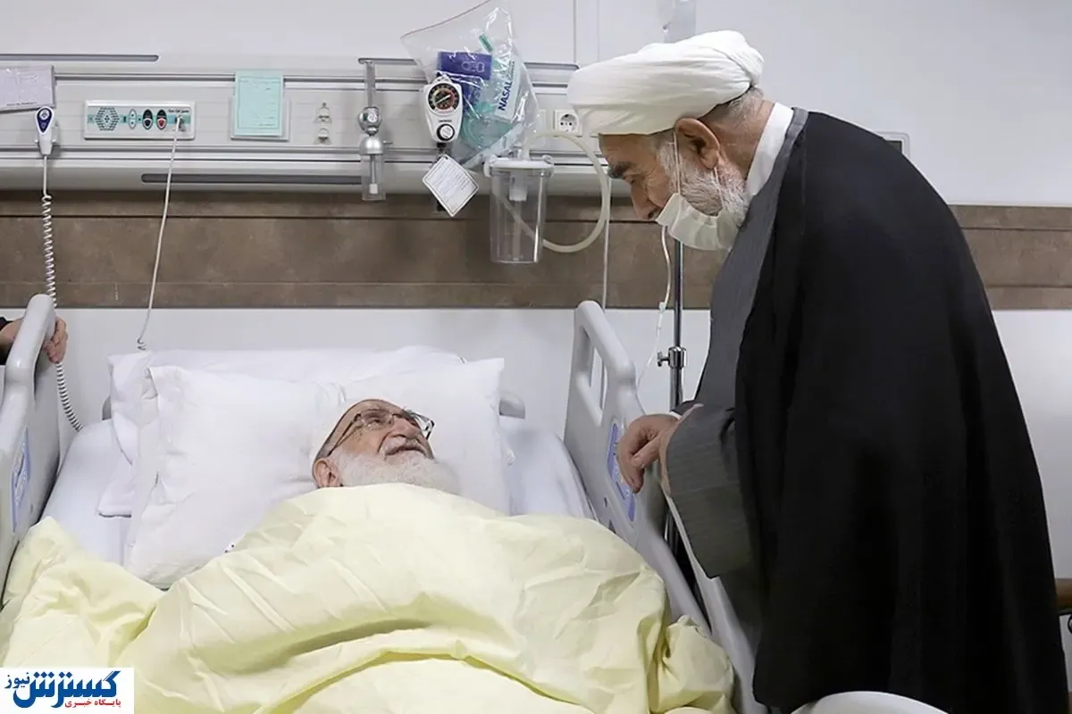 عیادت رئیس دفتر رهبری از آیت‌الله نوری همدانی