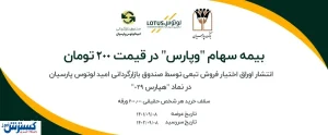 سهام بانک پارسیان در قیمت ۲۰۰ تومان بیمه شد