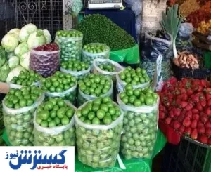 رنگ جدید قیمت میوه های نوبرانه