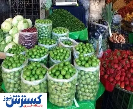 رنگ جدید قیمت میوه های نوبرانه