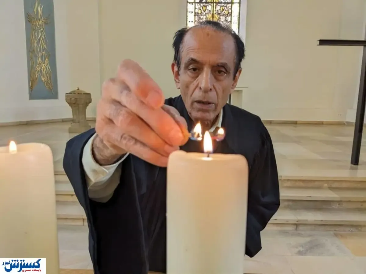 زنی با عینک تیره