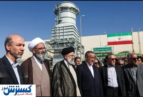 افتتاح بلوک دوم نیروگاه شهید باکری سمنان با حضور رئیسی جمهور