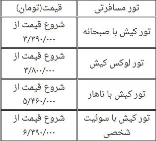 تور-دقیقه-۹۰-کیش
