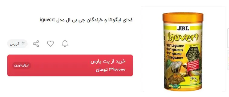 غذای-ایگوانا۲