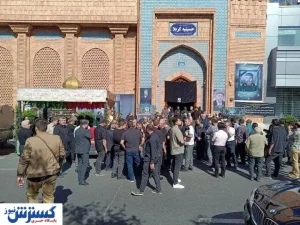 مراسم تشییع پیکر رضا سراج برگزار شد +عکس