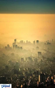 تصویری هولناک از آلودگی هوای امروز صبح تهران