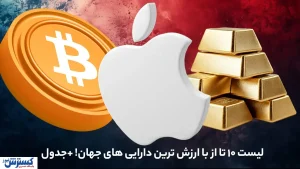 لیست 10 تا از با ارزش ترین دارایی های جهان! + جدول