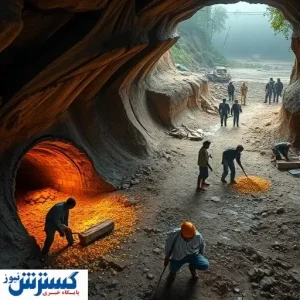 غارت گنجینه طلای ۸ میلیارد تُنی ایران ؛ به داد برسید !