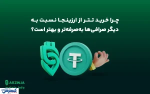 چرا تریدرهای حرفه‌ای خرید تتر از ارزینجا را به سایر صرافی‌ها ترجیح می‌دهند؟