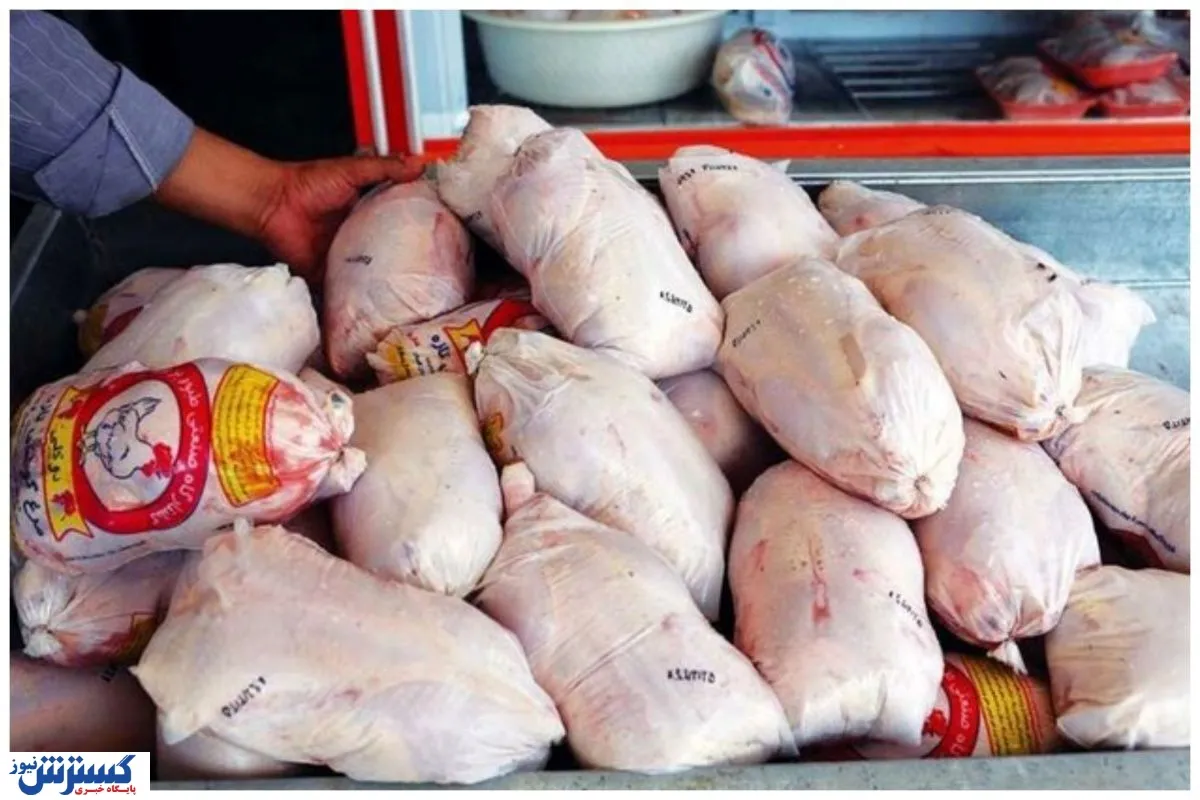 کاهش خرید مرغ ، قیمت را پایین کشید