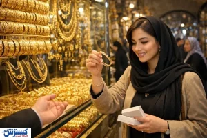 سقوط آزاد طلا در میانه جنگ / ریزش ۲.۶ میلیون تومانی هر گرم طلا در ۱۰ روز!