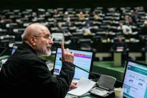 واکنش تند رئیس مجلس به تهدید مستقیم مردم ایران