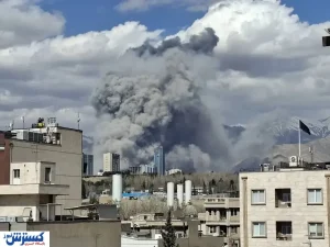 میدان سپاه تهران بمباران شد + فیلم