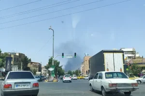 حمله هوایی به حوالی دفتر آیت‌الله مکارم شیرازی در قم