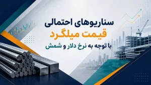 سناریوهای احتمالی قیمت میلگرد با توجه به نرخ دلار و شمش