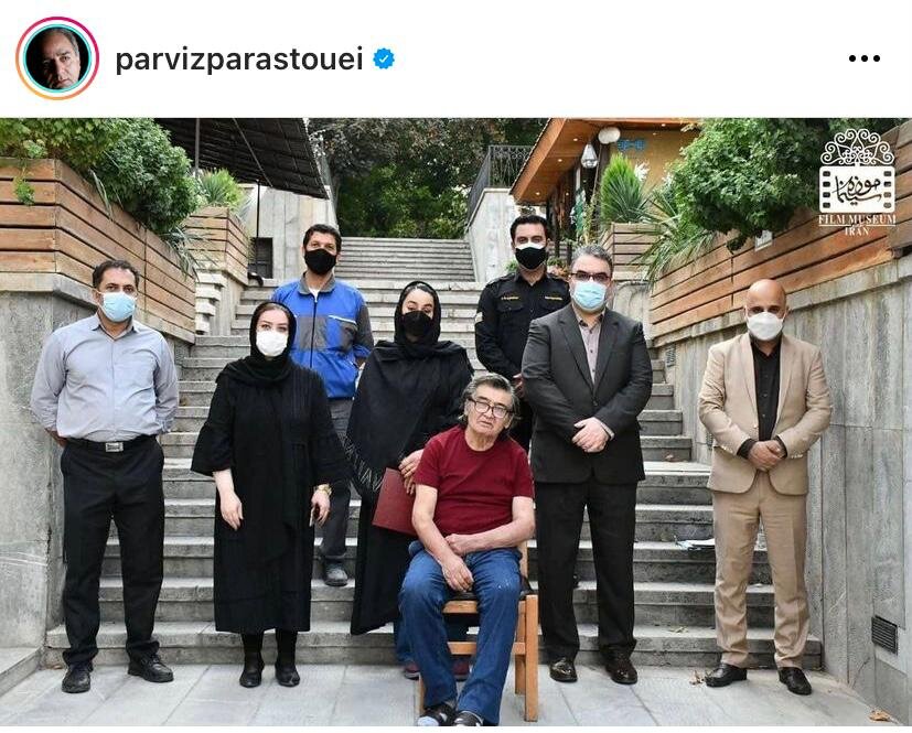از رضا رویگری در موزه سینما تقدیر شد