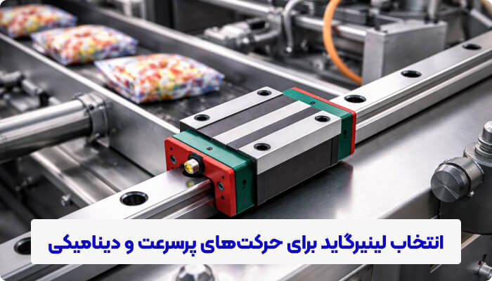انتخاب لینیرگاید برای حرکت‌های پرسرعت و دینامیکی