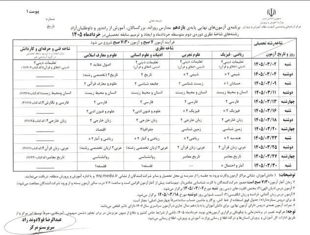 وزارت آموزش و پرورش ,