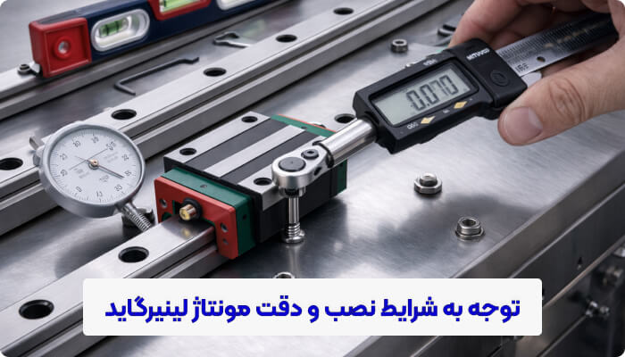 توجه به شرایط نصب و دقت مونتاژ ریل و واگن