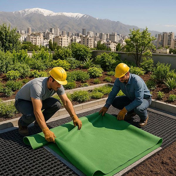 ژئوتکستایل روف گاردن
