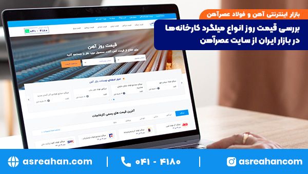 عصرآهن، بازار اینترنتی آهن و فولاد