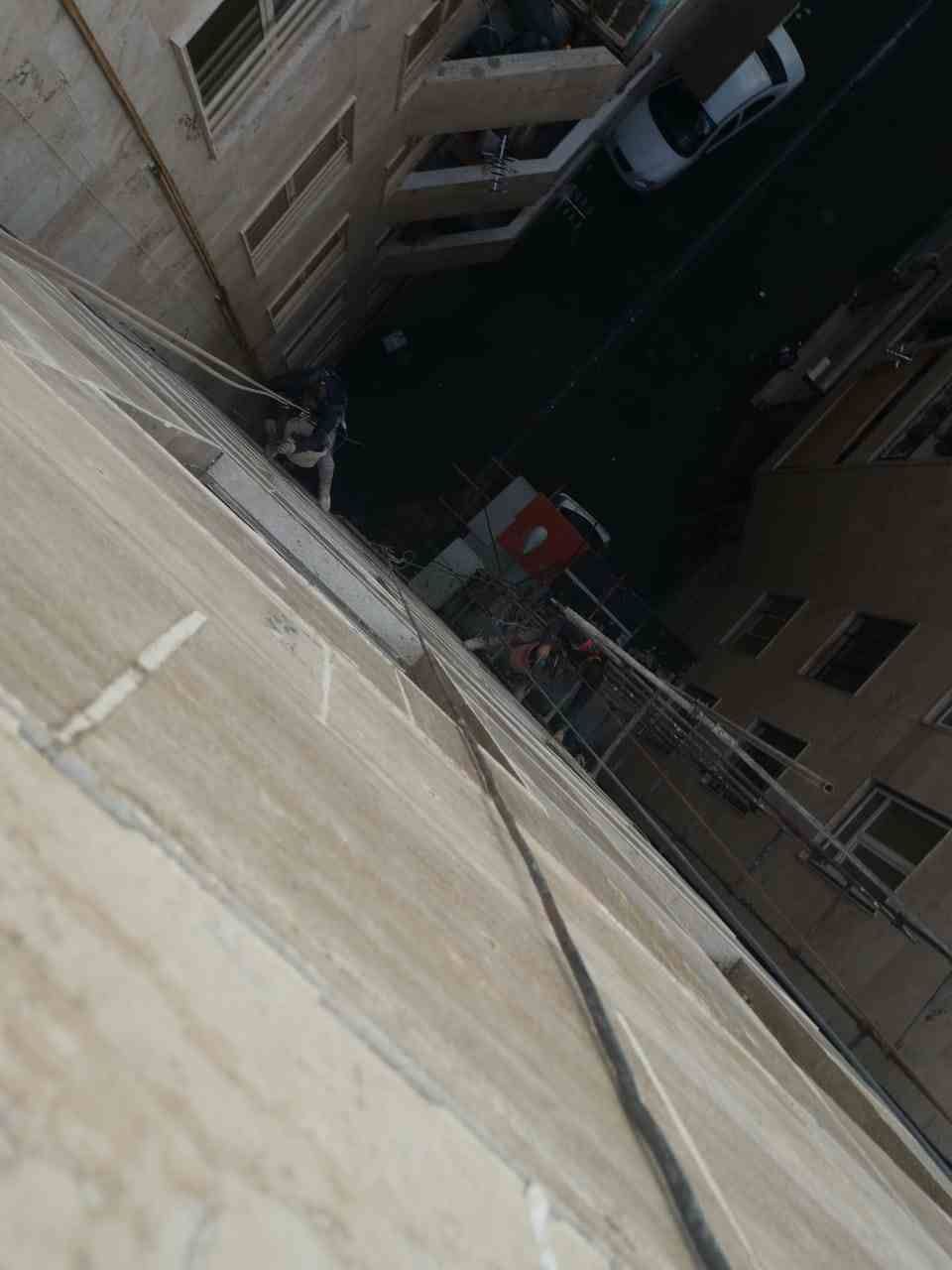 اب بندی نما با طناب